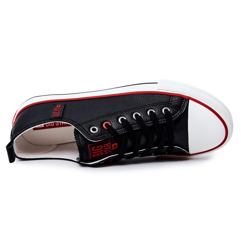 Sneakers da Uomo in Pelle Big Star JJ174068 Nero 3