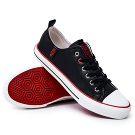 Sneakers da Uomo in Pelle Big Star JJ174068 Nero 6