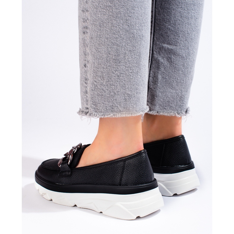 Mocassini Scarpe Vinceza nere nero 1