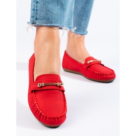 Mocassini rossi da donna Shelovet rosso 2
