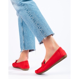 Mocassini rossi da donna Shelovet rosso 1