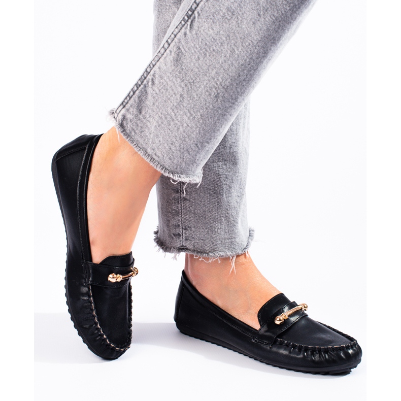 Mocassini neri da donna Shelovet nero 1