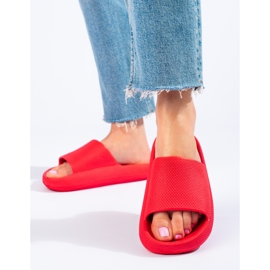 Pantofole Shelovet rosse da donna rosso 1