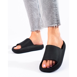 Pantofole Shelovet nere da donna nero 2