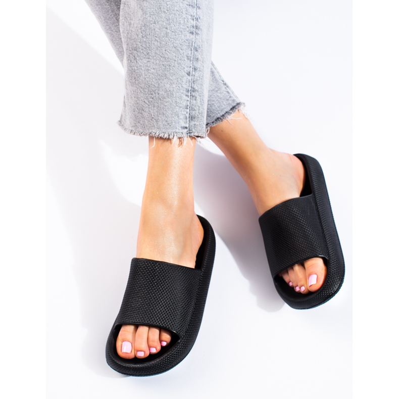Pantofole Shelovet nere da donna nero 1