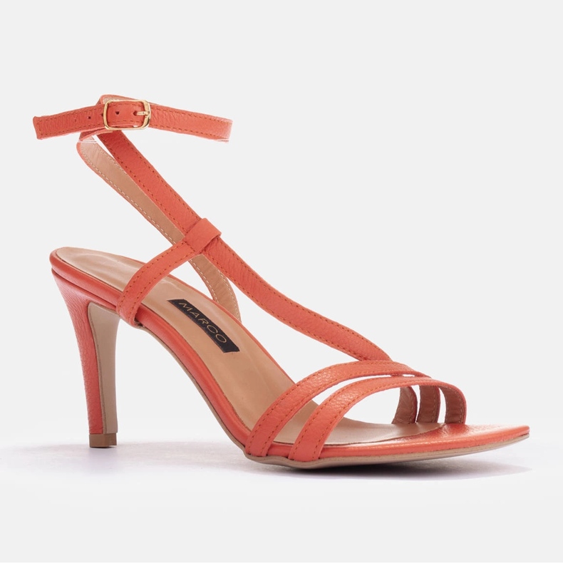 Marco Shoes Sandali con tacco alto arancia 1