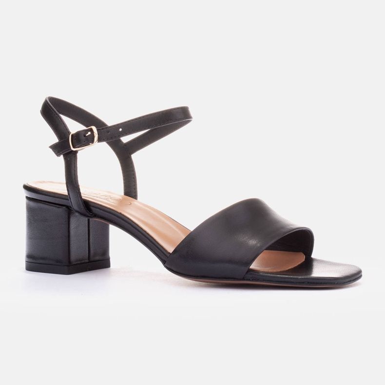Marco Shoes Sandali con tacco midi nero 1