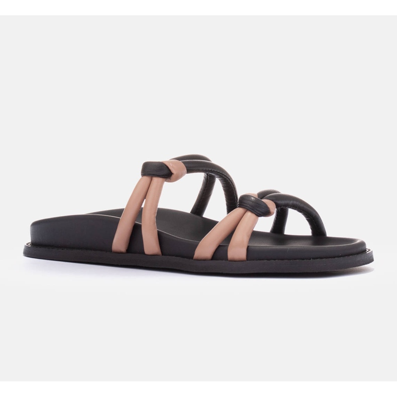 Marco Shoes Pantofole con cinturino Tubelare nero 1