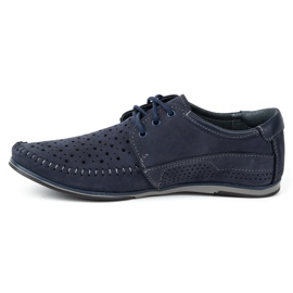 KOMODO Scarpe uomo mocassini 875 estate blu navy 1