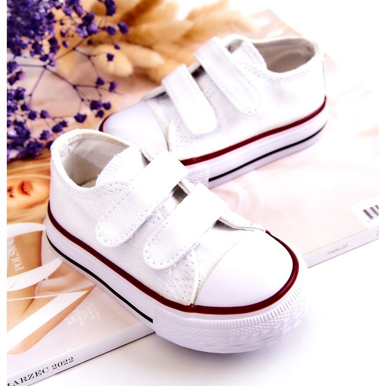 FR1 Sneakers Per Bambini Con Velcro Bernie Bianco bianca 2