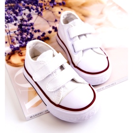 FR1 Sneakers Per Bambini Con Velcro Bernie Bianco 4