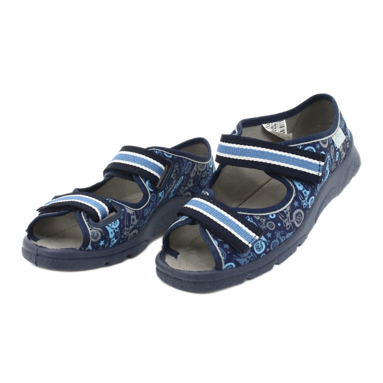 Sandali per bambini di Befado 969x159 blu 4