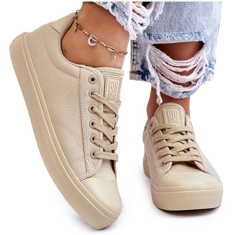 Sneakers Classiche Basse Big Star LL274094 Beige 12
