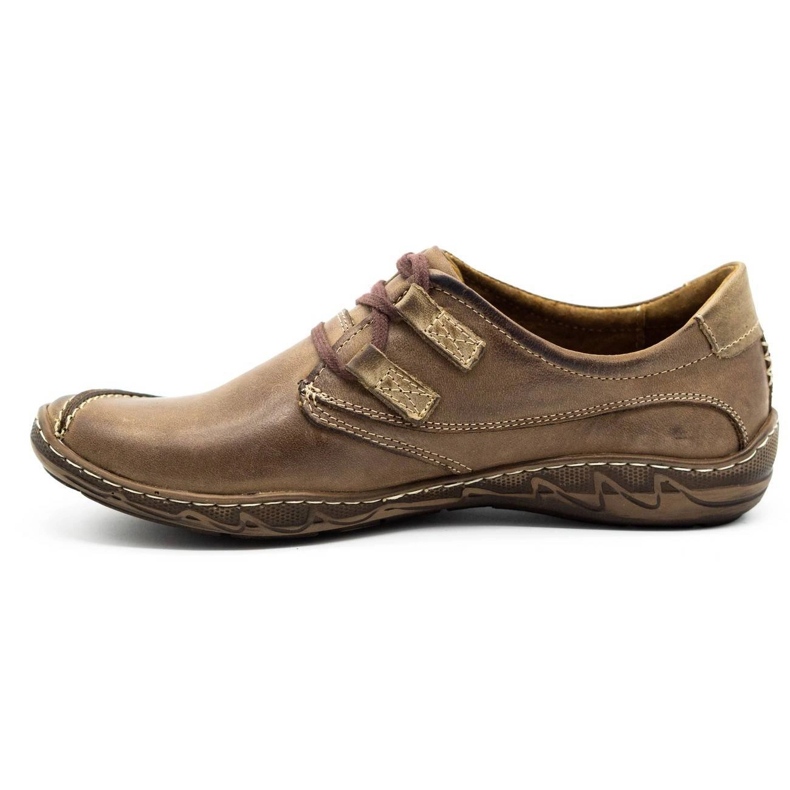 KOMODO Scarpe in pelle da uomo 583 Marrone 3