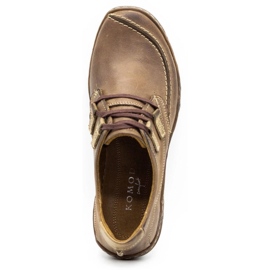 KOMODO Scarpe in pelle da uomo 583 Marrone 2