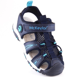 McKeylor 47702 sandali blu navy per bambini con velcro 1