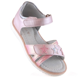 Evento Sandali rosa bambina con velcro Miss 1