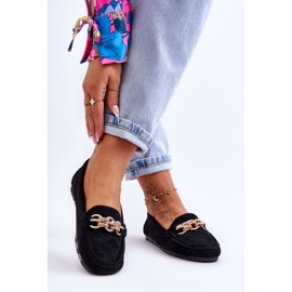 Mocassini in camoscio da donna neri Sorento nero 2