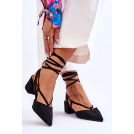 PG1 Décolleté con tacco basso annodato Carlotte nero 2