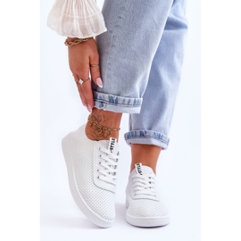 Sneaker bianchi in pizzo Openwork femminile -Up White bianco 1