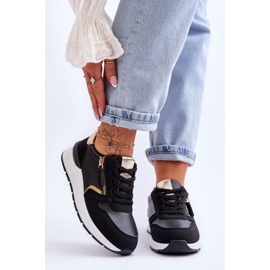 PG1 Scarpe Sportive Da Donna Con Cerniera Larisa Nere nero 1