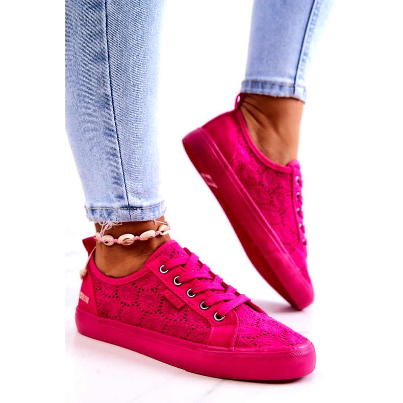 Sneakers traforate Big Star JJ274060 Rosa 4