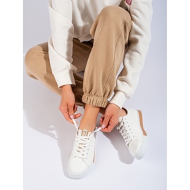 Scarpe sportive classiche bianche Shelovet bianco 2