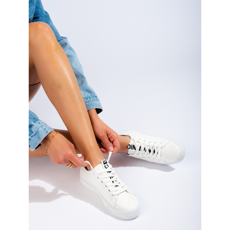 Scarpe sportive classiche bianche Shelovet bianco 1