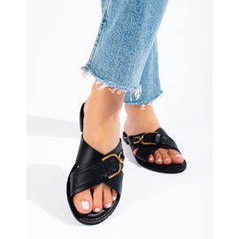 Pantofole Shelovet nere da donna nero 1