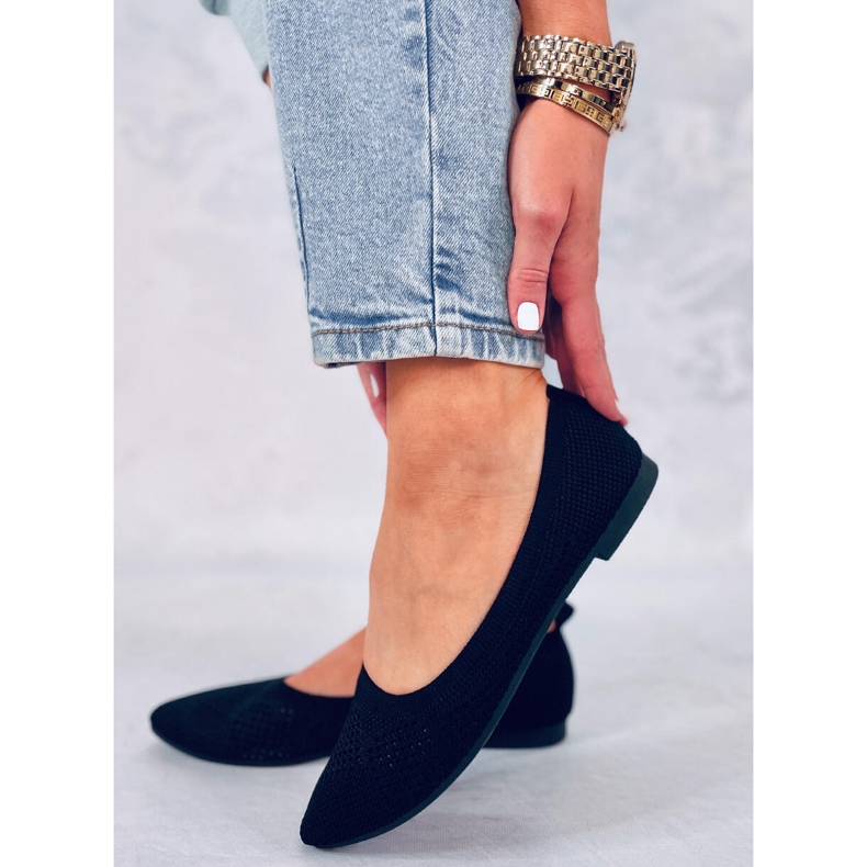 Ballerine traforate Forlani Black nero 2