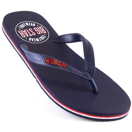 Infradito da uomo Big Star blu navy JJ174537 1
