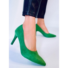 Tacchi alti classici da donna Eurielle Green verde 1