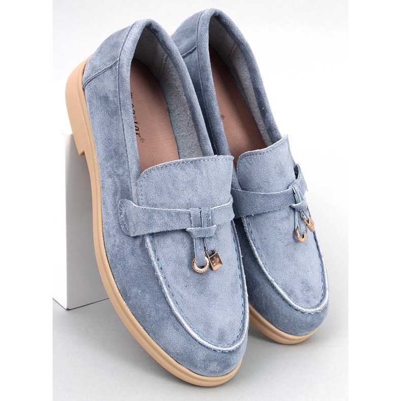 Mocassini in camoscio di Ottavia Blue 1