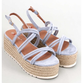 BM Espadrillas con zeppa Altman blu 1