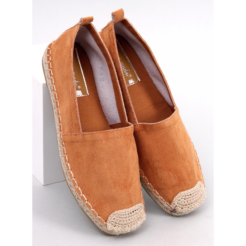Espadrillas da donna Zahn Camel marrone 1