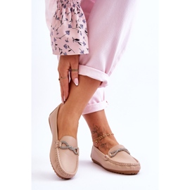 Mocassini Slip-on Donna Con Decorazione Glitter Beige This Moment 2