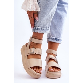 Sandali Da Donna Con Cintura Hever Beige 1