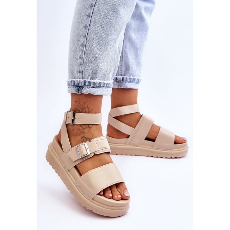 Sandali Da Donna Con Cintura Hever Beige 2