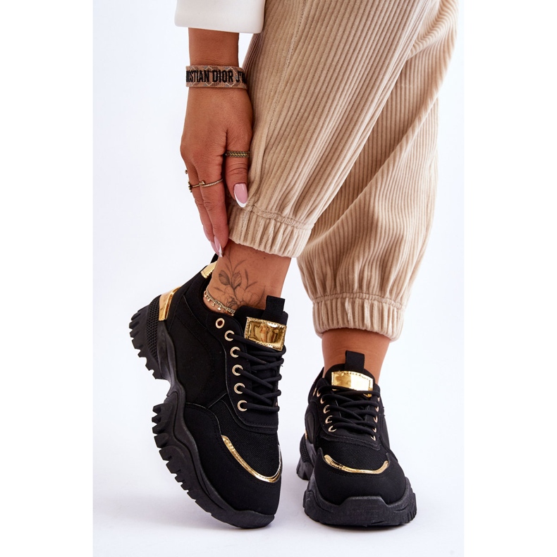 Scarpe da ginnastica con plateau classiche nere ne hanno bisogno nero 1