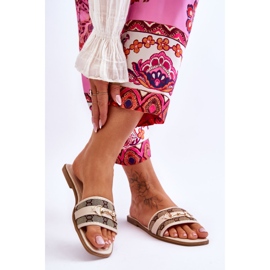 Tacchi piatti classici Beige Marlene 2