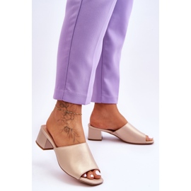 Ciabatte Eleganti Lisce Sergio Leone KL317 Beige 2