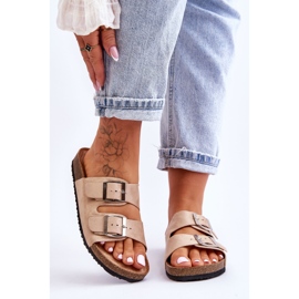 FB1 Pantofole Slip-On da donna Beige Destino 1