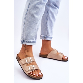 FB1 Pantofole Slip-On da donna Beige Destino 2