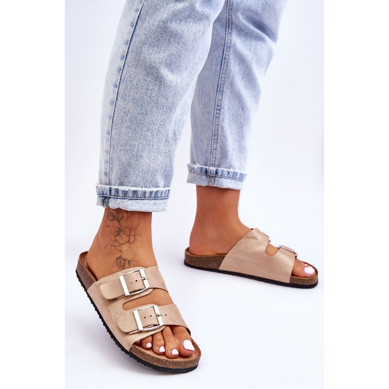 FB1 Pantofole Slip-On da donna Beige Destino 2