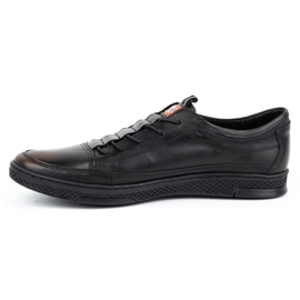 Polbut Scarpe casual da uomo in pelle K22 kabir nero 1