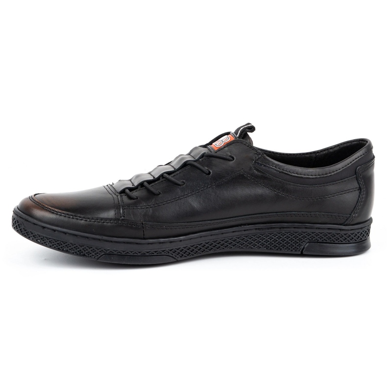 Polbut Scarpe casual da uomo in pelle K22 kabir nero 1