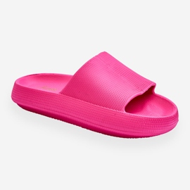 Pantofole Fashion Foam On Chunky Platform Fuchsia Linnea rosa 1