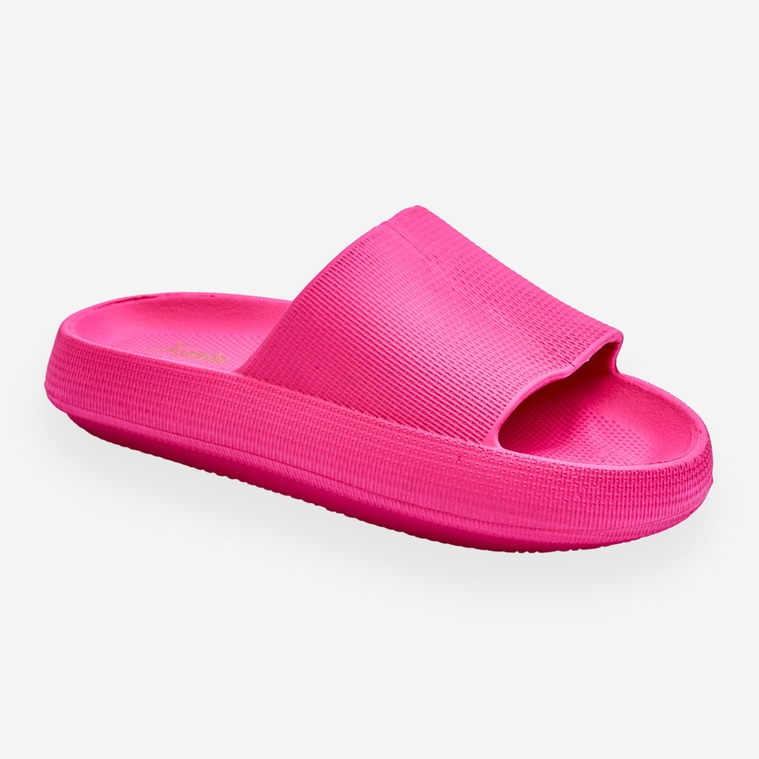 Pantofole Fashion Foam On Chunky Platform Fuchsia Linnea rosa 1