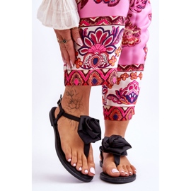 FS1 Infradito Donna Con Tessuto Rose Black Carisma nero 1