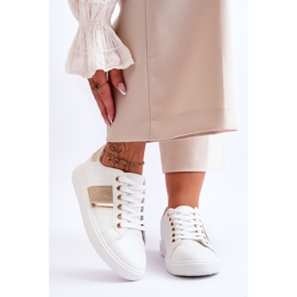 Scarpe Sportive Donna Con Jets Bianco-Oro Axelle bianca 2